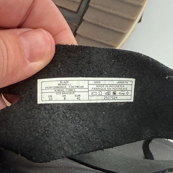 Merrell Women's Juno Wrap Slip On Slide Sandals J000574 Size US10 EU41 Black - Picture 5 of 6